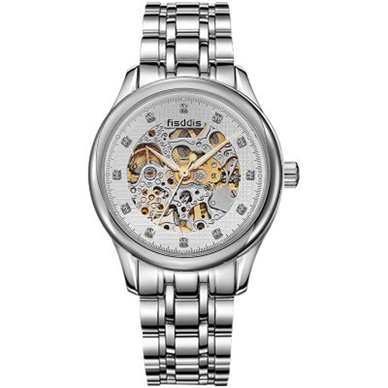New Foreign Trade Luminous Mechanical Watches, Automatic Hollowing, Men&