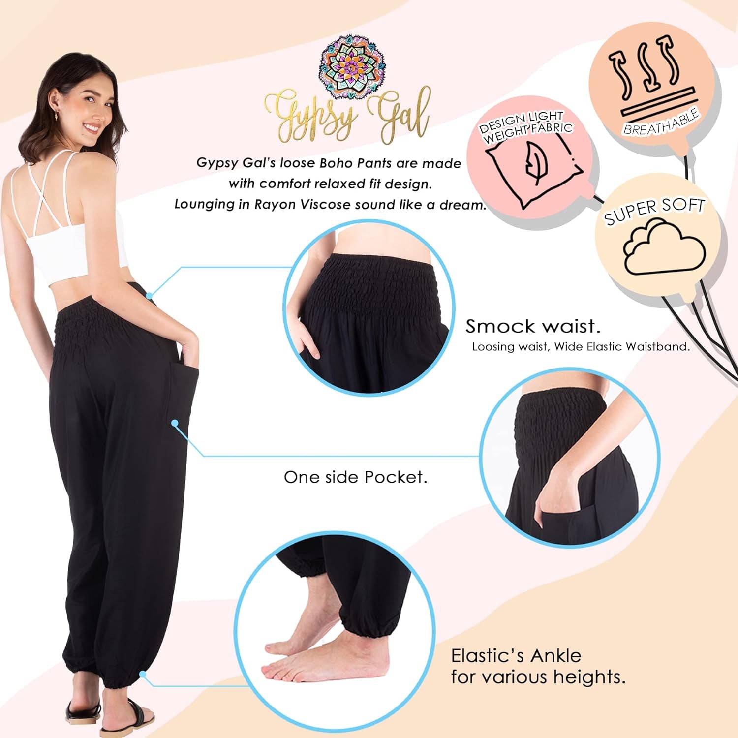Women Boho Harem Pants Yoga Hippie Summer Clothing
