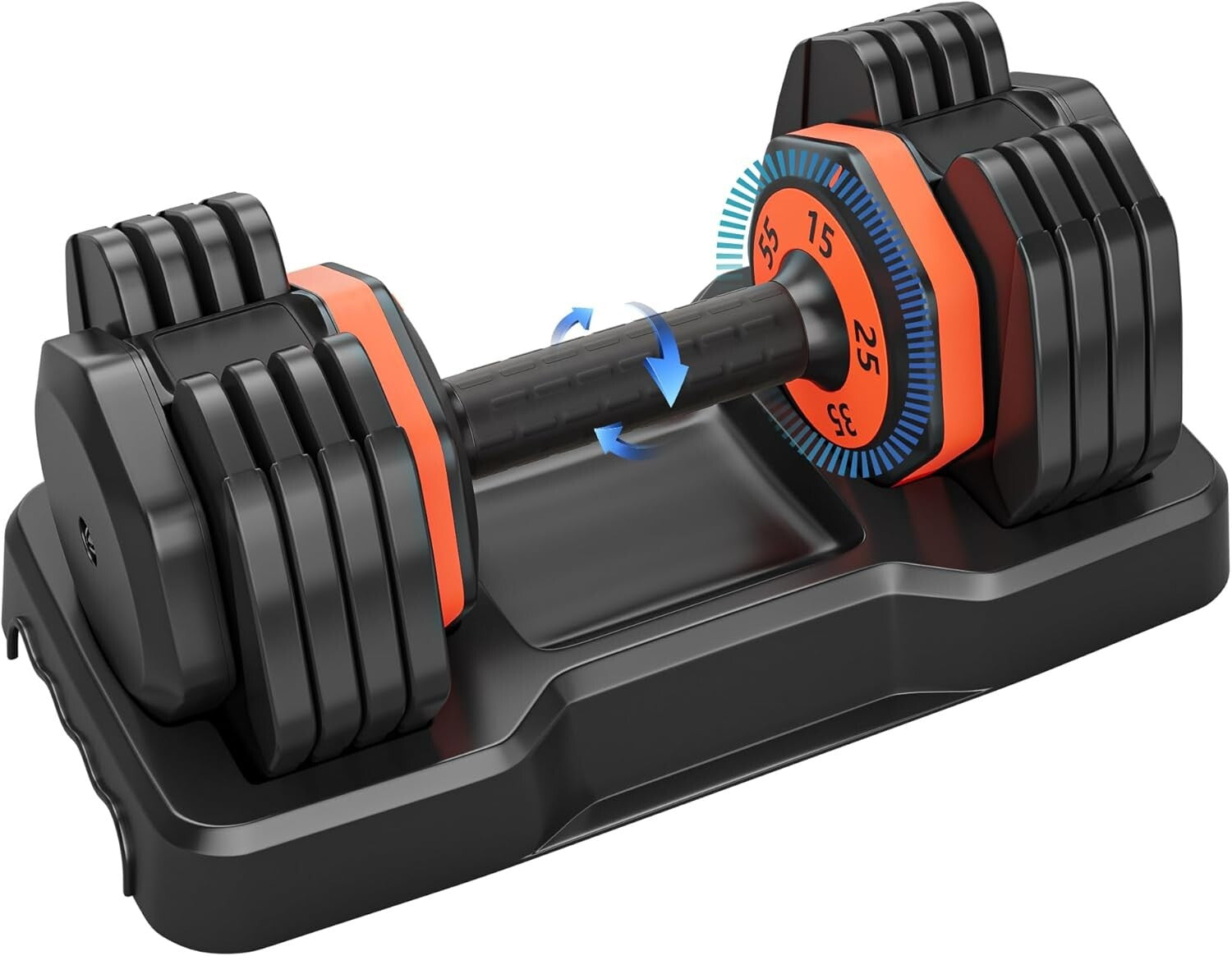 Adjustable Dumbbell Set 2X 25LB Dumbbell for Men & Women Body Building Training
