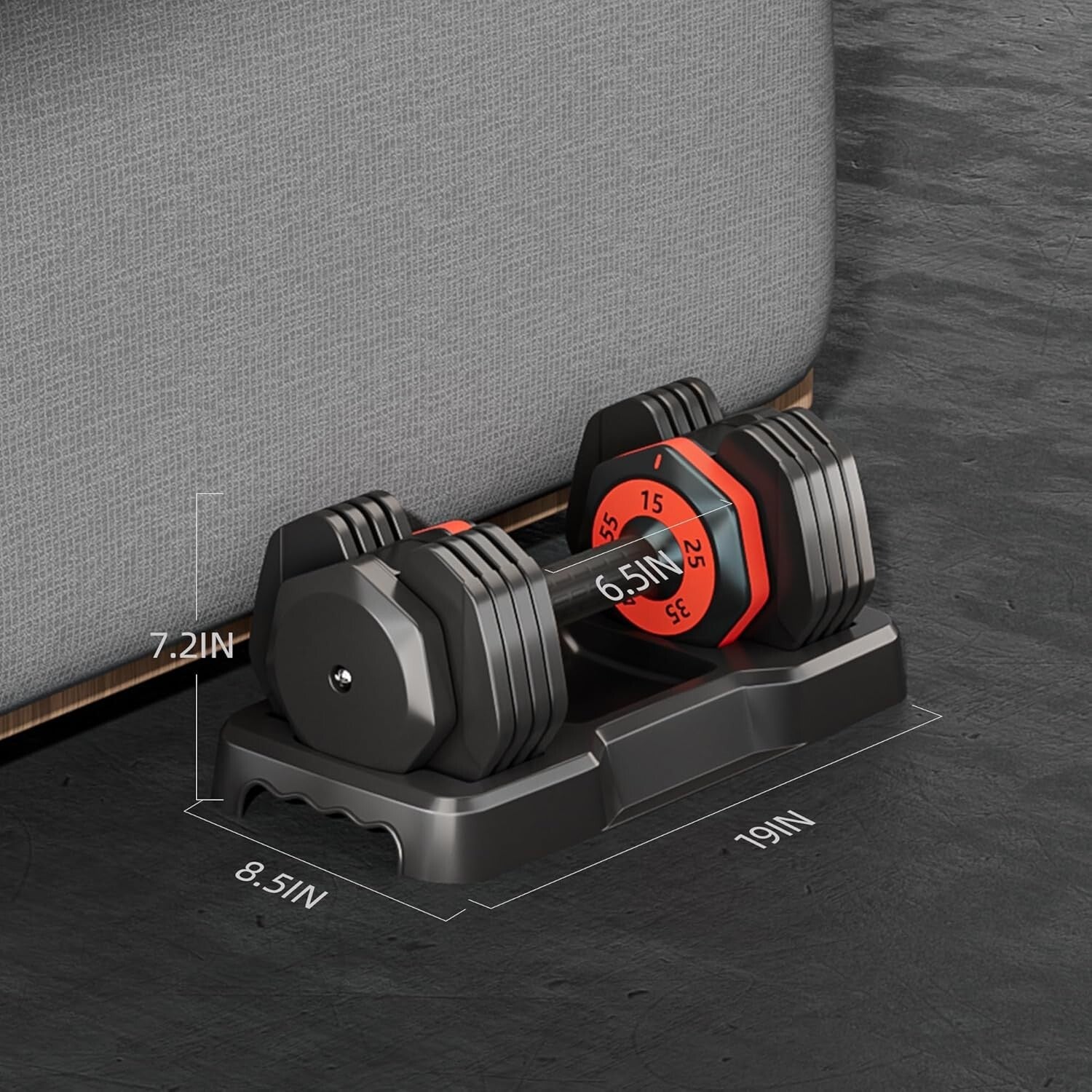 Adjustable Dumbbell Set 2X 25LB Dumbbell for Men & Women Body Building Training