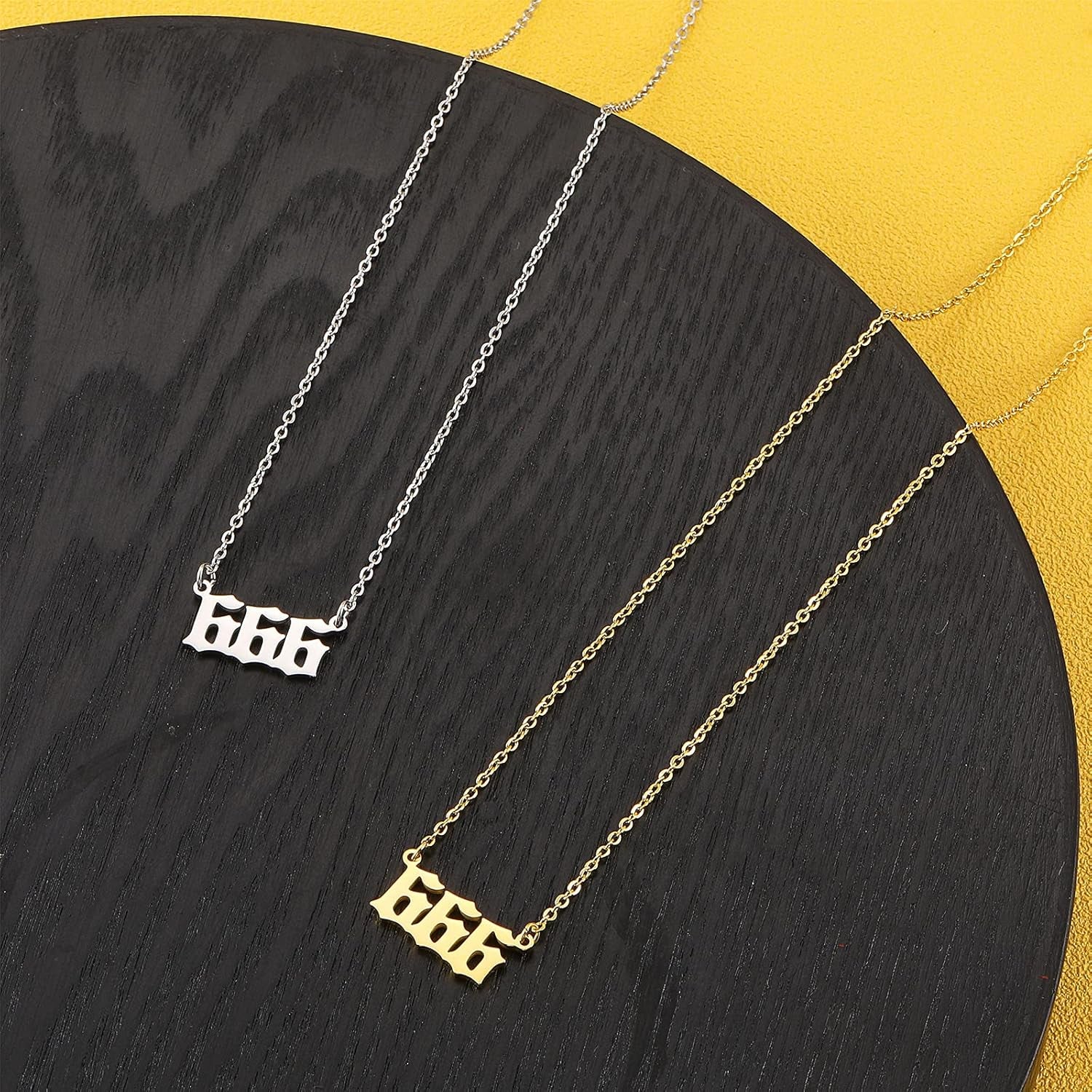 Angel Number Necklace for Women,Dainty Gold Plated Number 000 1111 111 222 333 444 555 666 777 888 999 Pendants Choker Chain Numerology Jewelry Necklace Gifts for Women Girls