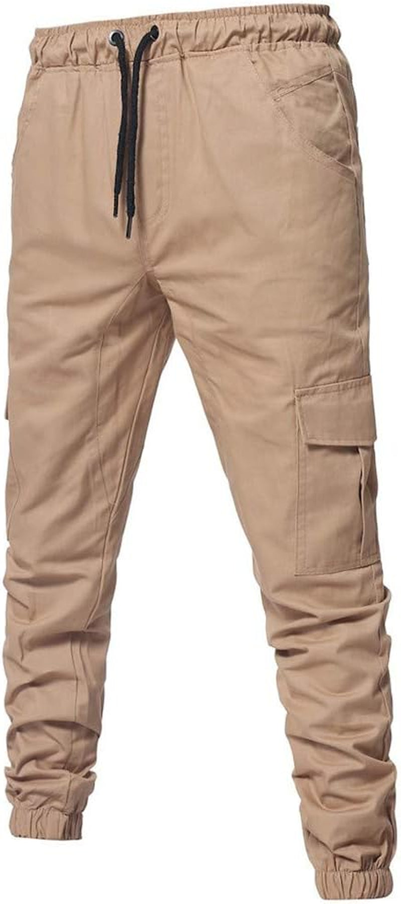 Pants for Men Slim Fit, Classic Resistant Flat Front Fit Wrinkle Chino Pant Khaki