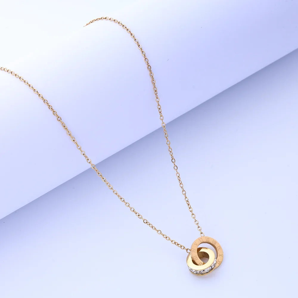 Titanium Steel Necklace Women&