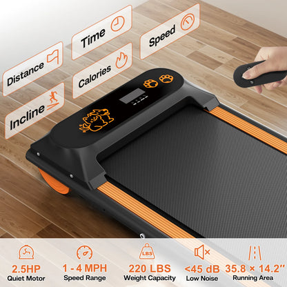 Pet Dog Treadmill Portable Exercise Treadmill Running Machine for Small and Medium Dog Breeds