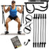 Pilates Bar Kit - Portable Home Gym Workout Equipment with Resistance Bands NEW