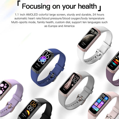 Keep Health Fitness Trackers for Women Men, Amoled Fitness Tracker for Android&amp;Ios, Alarm Stopwatch Fitness Tracker with Blood Pressure Monitor, Calories Burned IP68 Waterproof Fitness Step Tracker