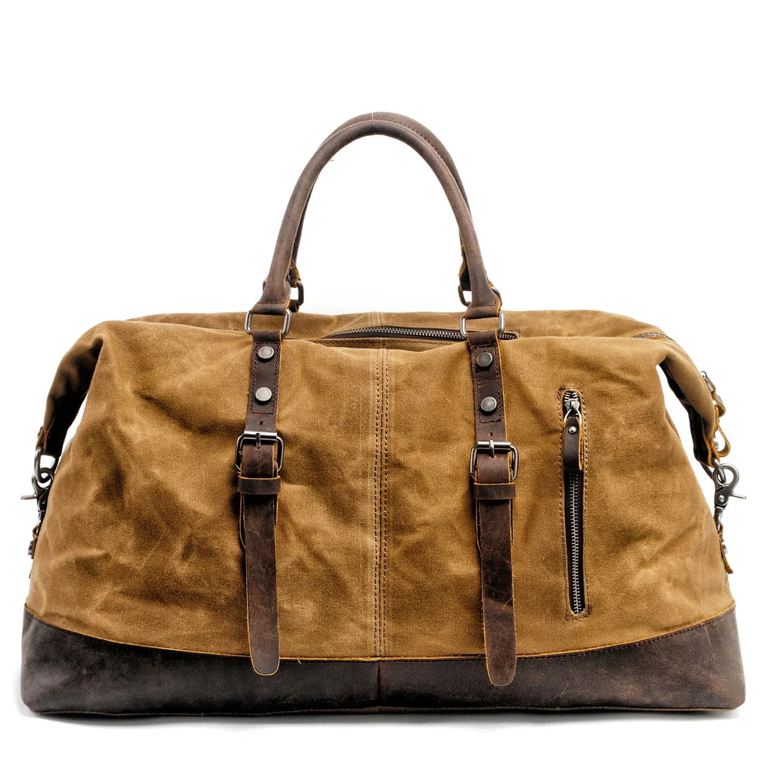 Men Travel Bags M Hand Luggage Bags Canvas Leather Travel Duffel Bags Shoulder Bags Large Capacity Weekend Overnight