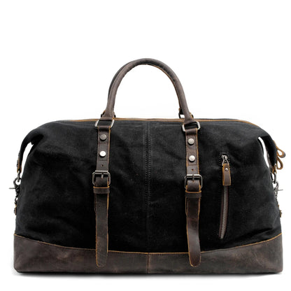 Men Travel Bags M Hand Luggage Bags Canvas Leather Travel Duffel Bags Shoulder Bags Large Capacity Weekend Overnight