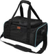 Black Pets Carriers for Cats Small Dogs Flight Travel Carrier Bag,Airline Approved,Ventilated Puppy Bag,Guaranteed on Cabin Board Flight,Top Load Expandable