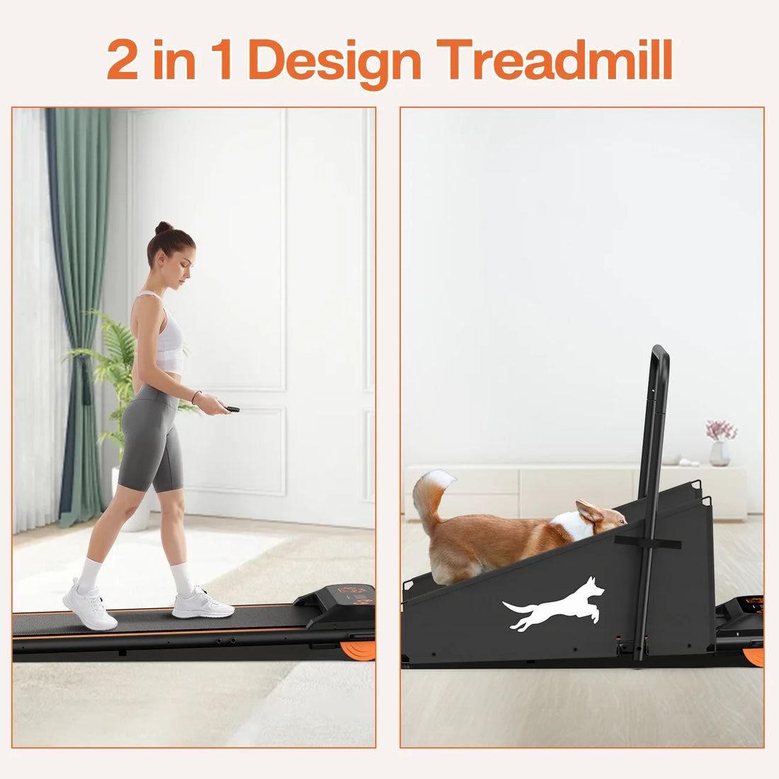 Pet Dog Treadmill Portable Exercise Treadmill Running Machine for Small and Medium Dog Breeds