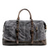 Men Travel Bags M Hand Luggage Bags Canvas Leather Travel Duffel Bags Shoulder Bags Large Capacity Weekend Overnight