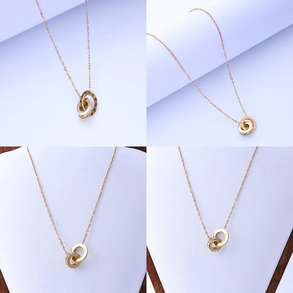 Titanium Steel Necklace Women&