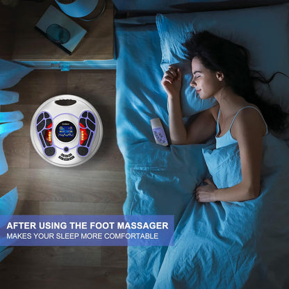 EMS &amp; TENS Foot Stimulator Massager-Fsa or HSA Eligible-Electric Foot Stimulator with Remote Control Improves Circulation, Feet Legs Nerve Muscle Stimulator Relieves Body Pains, Neuropathy