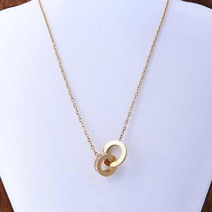 Titanium Steel Necklace Women&
