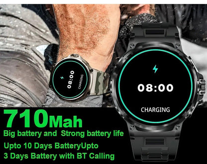 1.85&quot; Ultra HD Smartwatch GPS Bluetooth Call Health Monitoring Watch Gym Gift