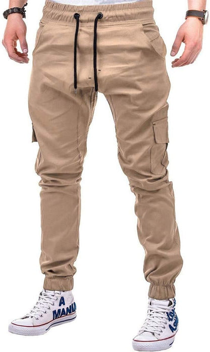 Pants for Men Slim Fit, Classic Resistant Flat Front Fit Wrinkle Chino Pant Khaki