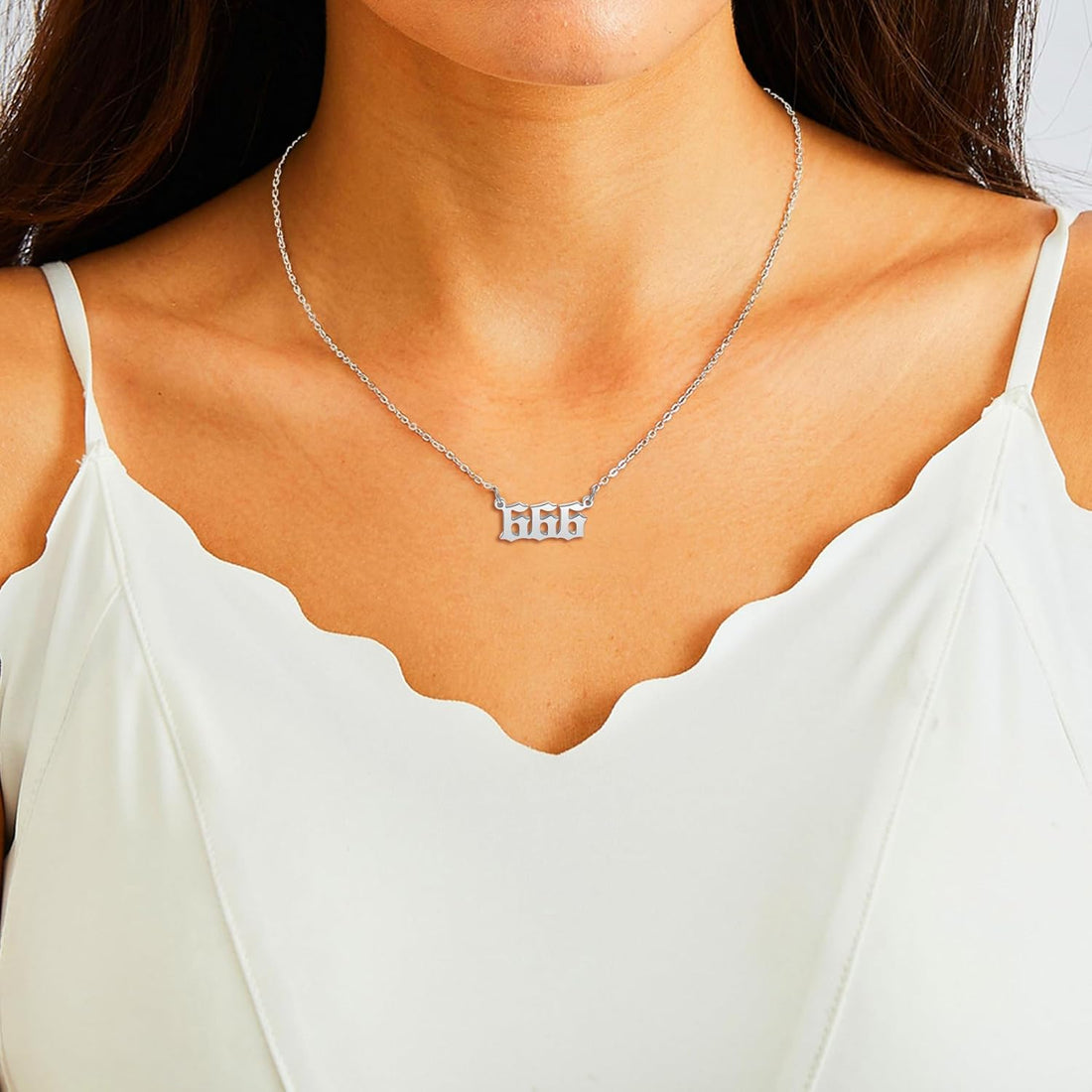 Angel Number Necklace for Women,Dainty Gold Plated Number 000 1111 111 222 333 444 555 666 777 888 999 Pendants Choker Chain Numerology Jewelry Necklace Gifts for Women Girls